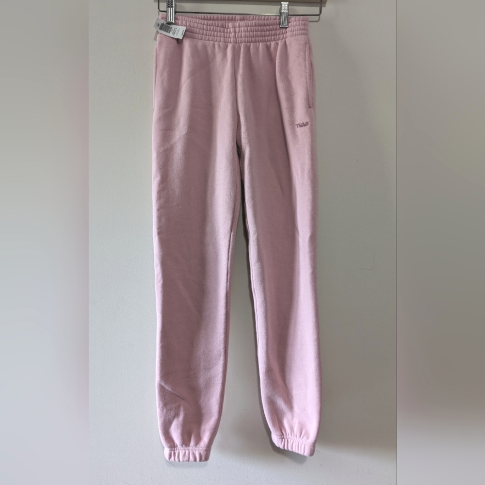 NWT TNA sweat fleece in puff pink size 2XS